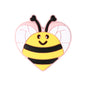 Silicone Focal Beads Valentine Day Heart Shaped Bee Owl Fox Sloth Kitten 20pcs 13