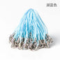 Polyester Iron Aluminum Phone Strap 58mm Colorful 100pcs 19
