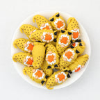 3D Thanksgiving Orange Maple Leaf Dwarf Silicone Focal Beads 20Pcs  2