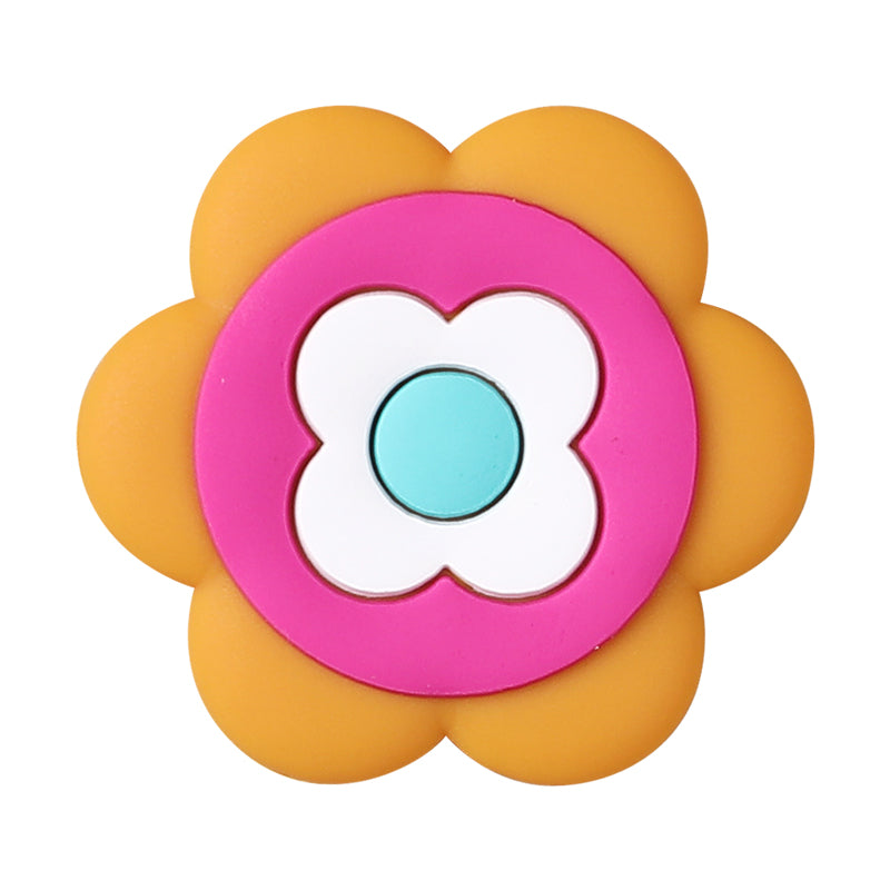 Silicone Focal Beads Bohemian Seven Flowers Layered Petal Design 20pcs 12