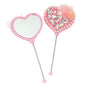 Beadable Heart Shape Handheld Makeup Mirror 29