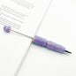 DIY Electroplated Colorful Rhinestones Beadable Pen 11