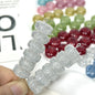 Glitter Resin Donut Spacer Beads 14x7.5mm Hole 5mm 100pcs 6