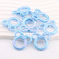 Deep UV Color Plated Solid Color Mickey Ring Head Acrylic Beads 2pcs 7