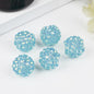 Bubblegum Ball Rhinestone Beads 12mm Multicolor Sparkle 50pcs 14