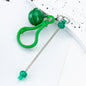 Beadable Bar Keychains With Bells