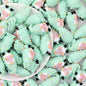Mint Green Shell Gnome 3D Silicone Focal Beads 20pcs