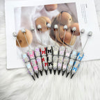 Beadable Pen with Rhinestone Bow Decoration 3