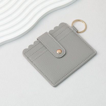 PU Card Holder Keychain Multi Patterned
