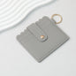 PU Card Holder Keychain Multi Patterned