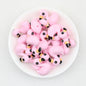 Cute 3D Flamingo Silicone Focal Beads Pink 20pcs 3