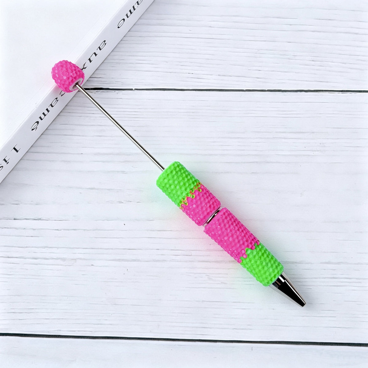 Gradient Candy Color Beadable Pen with Full Rhinestones 16