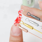 Beadable Nail Care Tools Plated Finish
