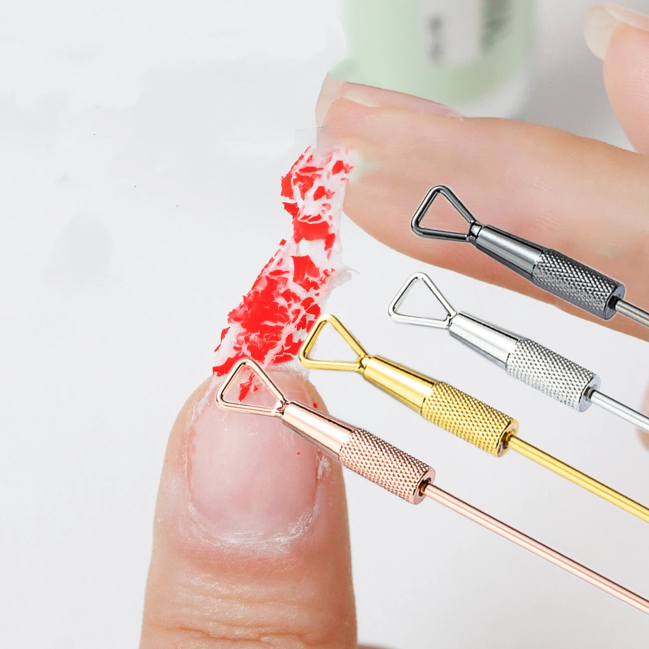 Beadable Nail Care Tools Plated Finish