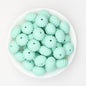 Solid Color Pumpkin Shaped Silicone Beads 20pcs