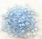 Pentagonal Star Glass Beads 8mm Transparent Pastel Colors 30pcs 16