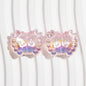 Plating 3D Crab Acrylic Beads 20mm Transparent Colorful 10pcs 7