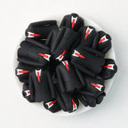 Father's Day Suit 3D Silicone Focal Beads Black Red Tie 20pcs