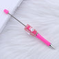 Beadable Pen with Cute Bunny and Rhinestone 15