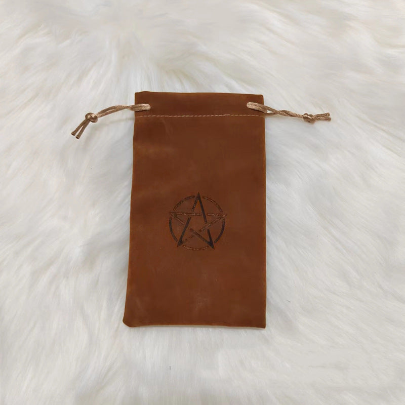 Tarot Card Velvet Drawstring Bags Celestial Esoteric Design 5pcs 18x11.5cm 21