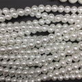 Pearl Glass Beads 2-18mm Creamy White Imitation Pearl 6