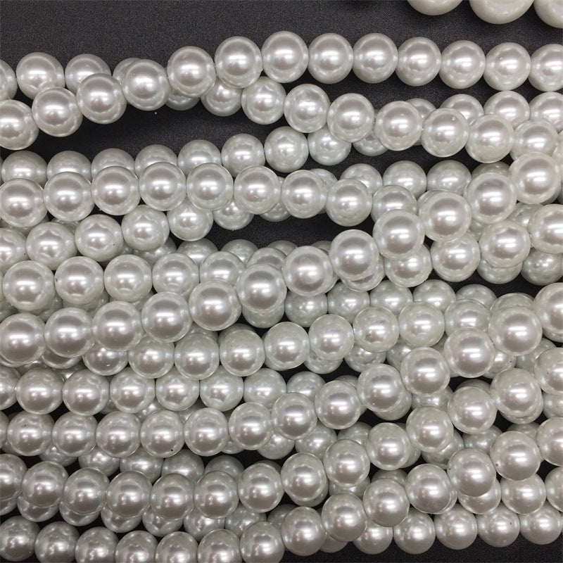 Pearl Glass Beads 2-18mm Creamy White Imitation Pearl 6