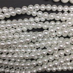 Pearl Glass Beads 2-18mm Creamy White Imitation Pearl 3