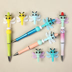 3D Cute Dragonfly Silicone Focal Beads 20Pcs  6
