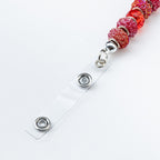 Beadable Badge Bar Reels With Glitter