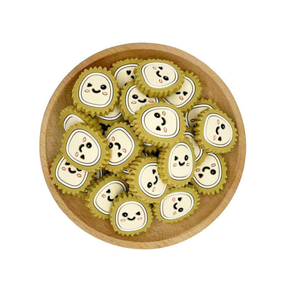 Silicone Focal Beads Durian Winking Face Soft Spikes 20pcs 2