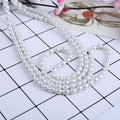 Oval Pearl Glass Beads 4mm 6mm 8mm Cream Pale Mint Smooth Finish 7