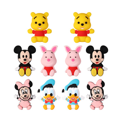 Silicone 3D Focal Beads Disney Sitting Baby Character Collection 20Pcs 9