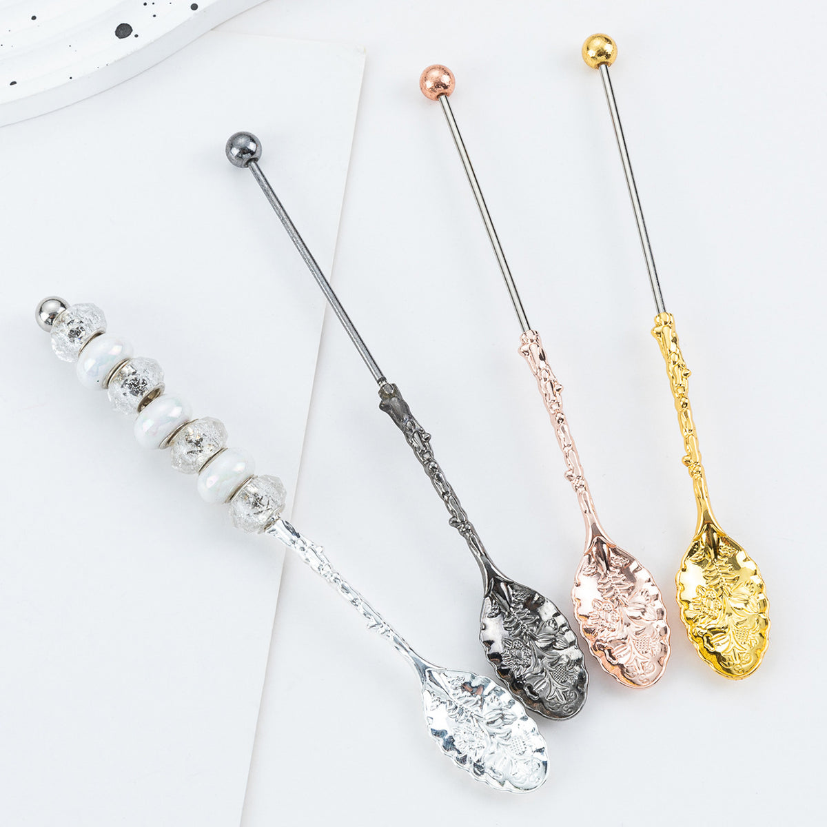 Beadable Spoons For Coffee Vintage