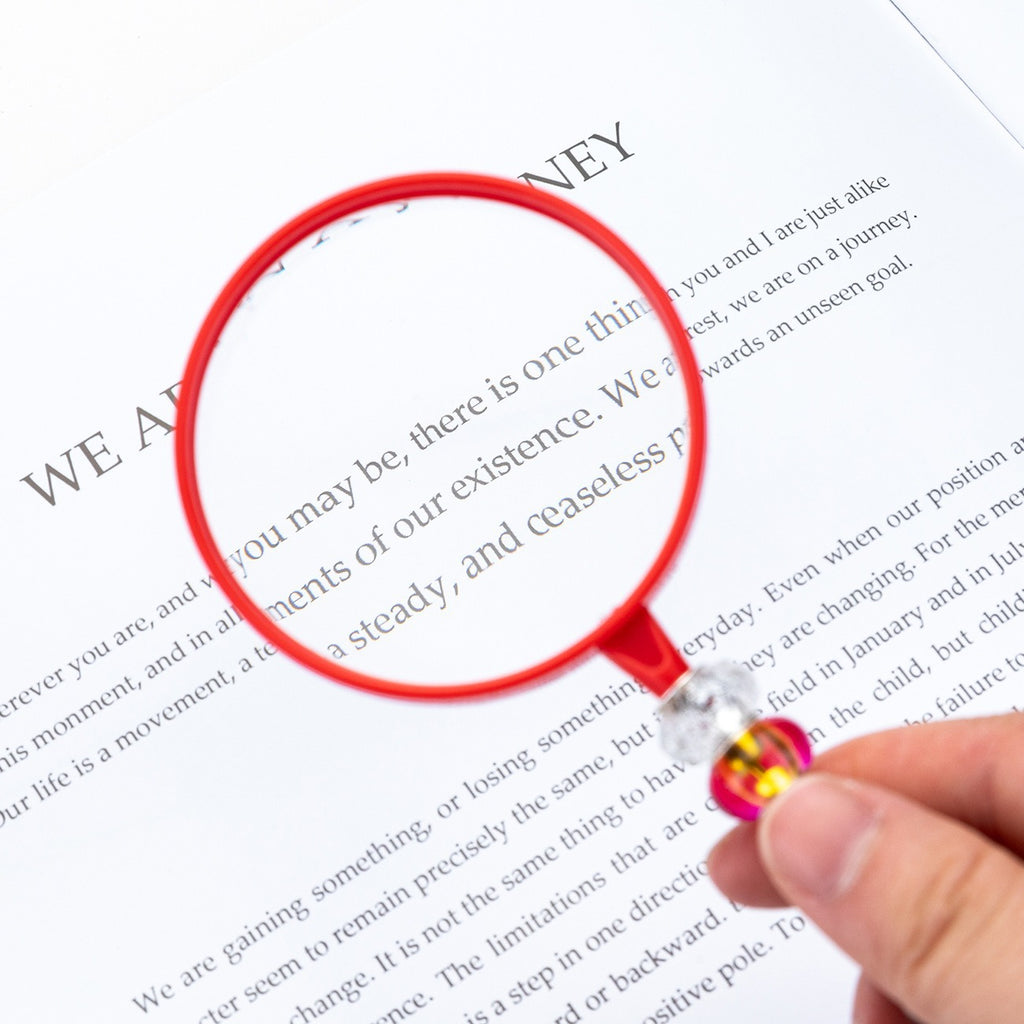 Beadable Magnifiers Handheld Solid Color