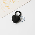 Resin Heart Smiling Face Keychain Pastel Colors Cute Charm 12
