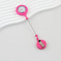 Beadable Pocket Watch Glow In The Dark Silicone Case Easy Pull Buckle