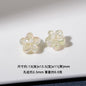 Transparent Iridescent Star Acrylic Beads 13mm 20pcs 8