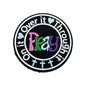 Silicone Focal Beads Faith Pray Letter Motifs Black Base 20pcs