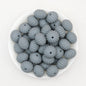 Solid Color Pumpkin Shaped Silicone Beads 20pcs