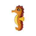Silicone 3D Focal Beads Marine Animals Starfish and Seahorse Detailed Shapes 20pcs 11