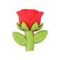 Silicone 3D Focal Beads Rose Multi Color Delicate Petals 20pcs 14