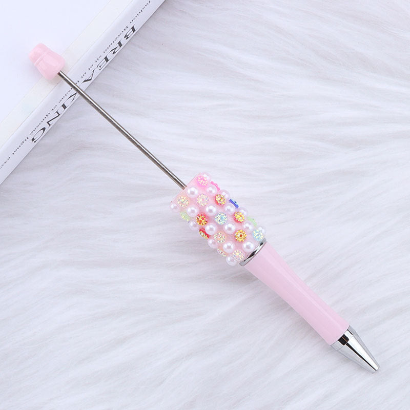 Colorful Pearl Gradient Round Ballpoint Pen Plastic 20