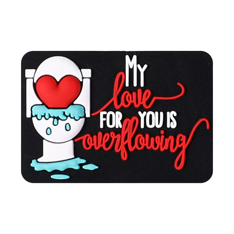 Silicone Focal Beads Fun Text Playful Quotes Cartoon Style 20pcs 15