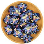 Silicone Focal Beads Disney Eer Piggy Smiling Face Embrace 20pcs 3
