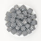Geometric Pattern 13.5mm Square Silicone Beads with 2.5mm Hole 50pcs 5