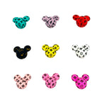 Silicone Focal Beads Mickey Head LV Pattern Printed 20pcs