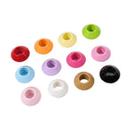 Colorful 16mm Large Hole Round Acrylic Spacer Beads 40pcs 4