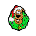 Silicone Focal Beads Christmas Scooby Doo Santa Hat Wreath 20pcs