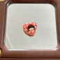 Painted Heart Acrylic Beads 25mm Westie Wearing Fruit Headgear 10pcs 6
