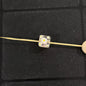 Daisy Pattern Acrylic Square Beads 14mm Pastel Colors 10pcs 5